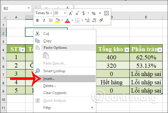 Cách tạo tiêu đề bảng tính Excel - Ảnh minh hoạ 5