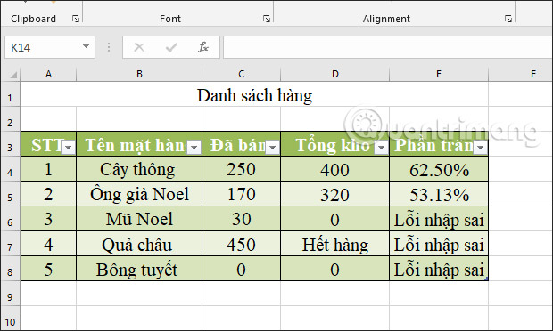 Cách tạo tiêu đề bảng tính Excel - Ảnh minh hoạ 9