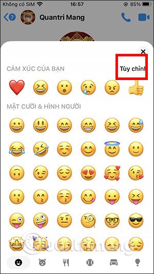 Tùy chỉnh 