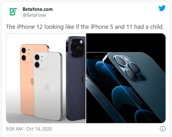 iPhone 12 được ví như là con của iPhone 5 và iPhone 11