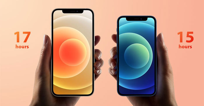 Thời lượng pin của iPhone 12