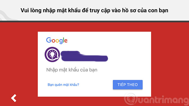 Nhập mật khẩu email