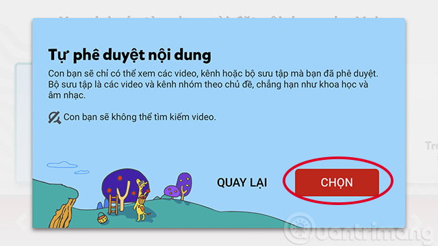 Nhấp vào Chọn