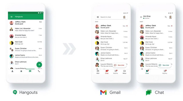 Chat sẽ dần thay thế Hangouts