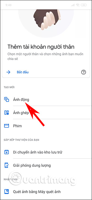 Tạo ảnh động