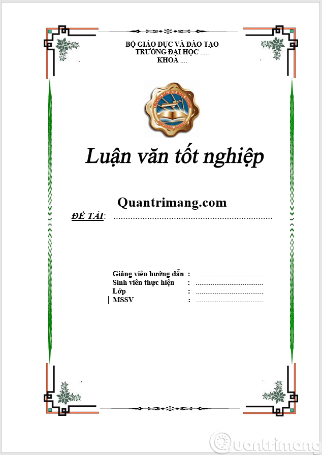 Bạn đang tìm kiếm mẫu bìa đẹp cho tài liệu của mình? Hãy khám phá ngay những mẫu bìa đẹp và sáng tạo nhất để giúp tài liệu của bạn trở nên độc đáo và ấn tượng hơn. Với nhiều kiểu dáng và màu sắc khác nhau, bạn có thể thoải mái lựa chọn mẫu bìa phù hợp nhất.