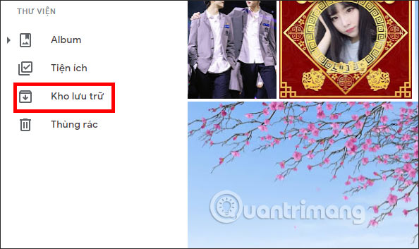 Truy cập Kho lưu trữ 