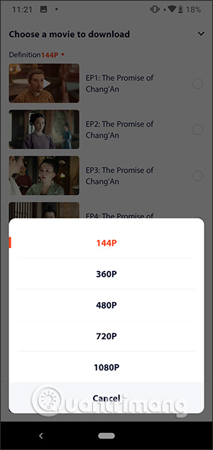 Tải video xuống
