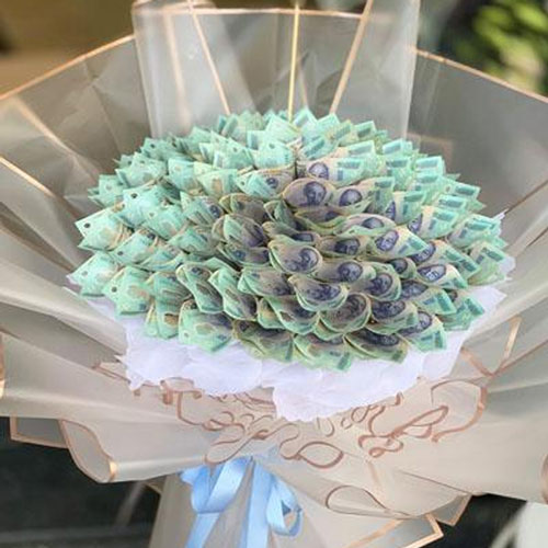 Bó hoa bằng tiền 9