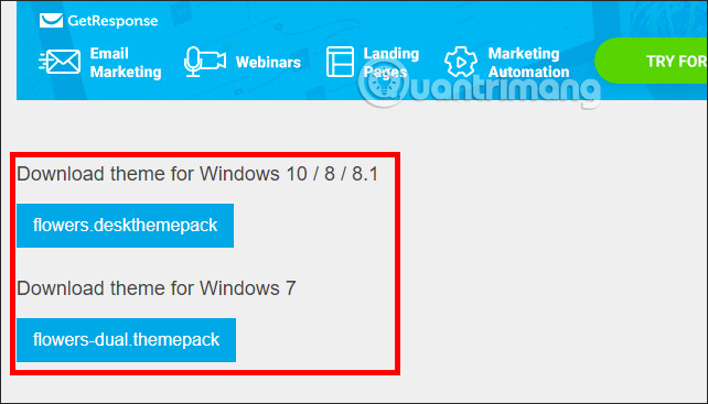 Tải theme Windows 10