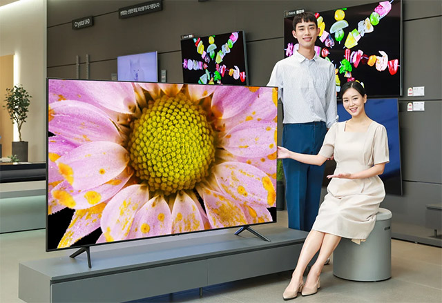 Ảnh minh họa màn hình Blue QLED