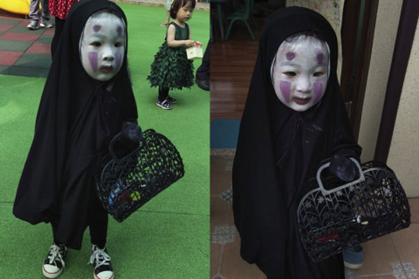 Hóa trang Halloween thành vô diện
