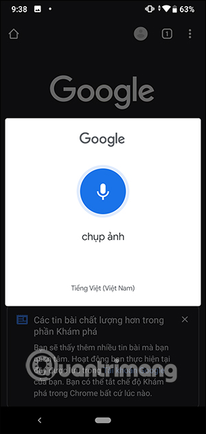 Cách Tìm Kiếm Bằng Giọng Nói Trên Chrome - Quantrimang.Com