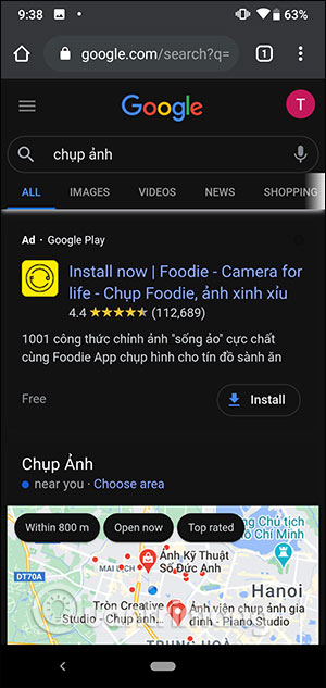 Tìm bằng giọng nói