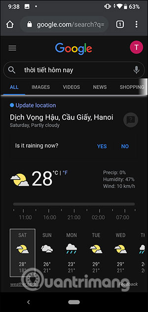 Hiện nội dung
