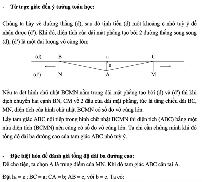 Bài toán diện tích không giới hạn 3
