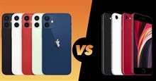 So sánh thông số kỹ thuật iPhone 12 Mini và iPhone SE 2020