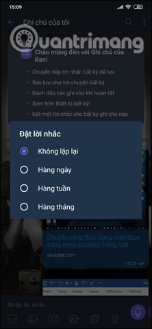 Có nhắc lại hay không
