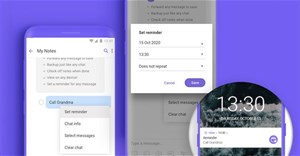 Cách tạo lời nhắc ghi chú trên Viber