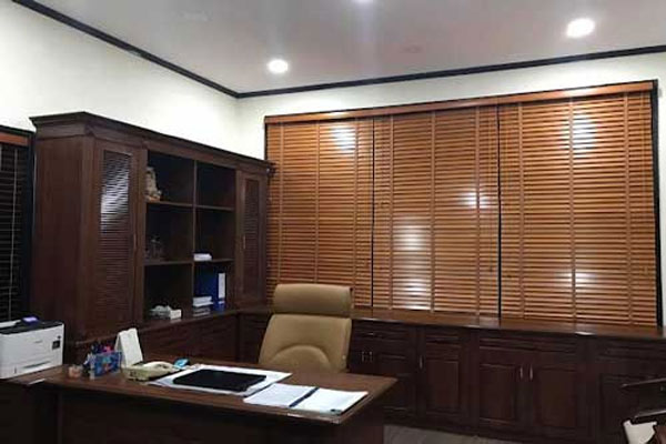 Rèm gỗ phòng làm việc