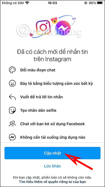 Cách nhắn tin Messenger trên Instagram - Ảnh minh hoạ 2