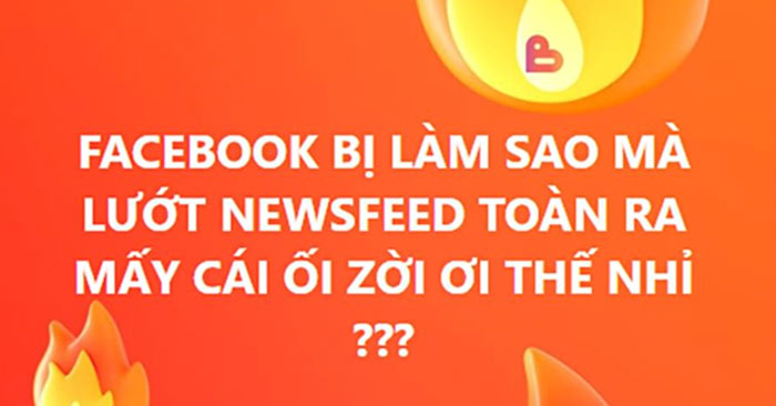 Facebook bị lỗi 