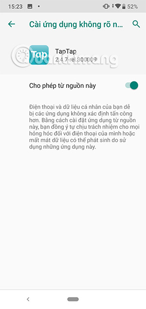 Cách sửa lỗi ứng dụng chưa được cài đặt trên Android