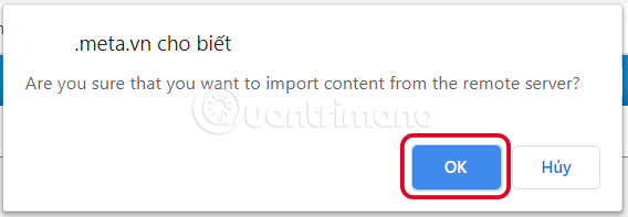 Xác nhận chuyển email