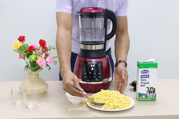 Cách làm sữa hạt bằng máy làm sữa đậu nành