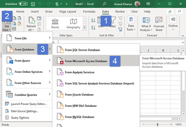 Cách nhập dữ liệu Microsoft Access vào Microsoft Excel
