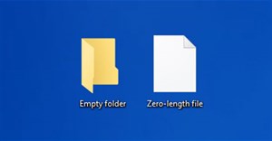 Có an toàn khi xóa thư mục trống hoặc file 0-byte trên Windows 10 không?