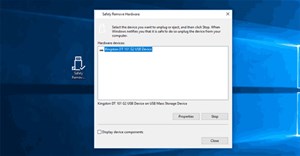 Tạo shortcut Safely Remove Hardware trên Windows 10