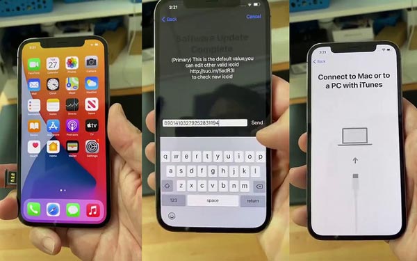 iPhone 12 Lock báo lỗi 
