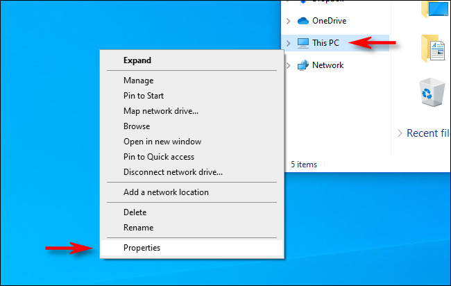 Mở System trong File Explorer