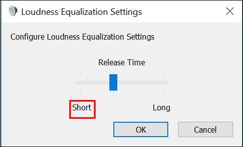 Chỉnh Loudness Equalization