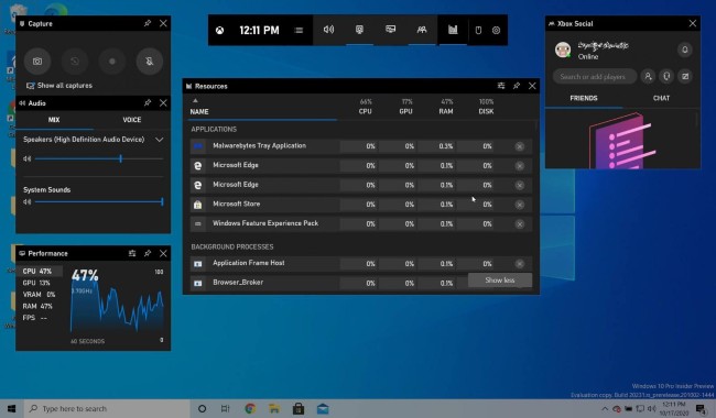 Task Manager riêng cho game thủ trên Windows 10