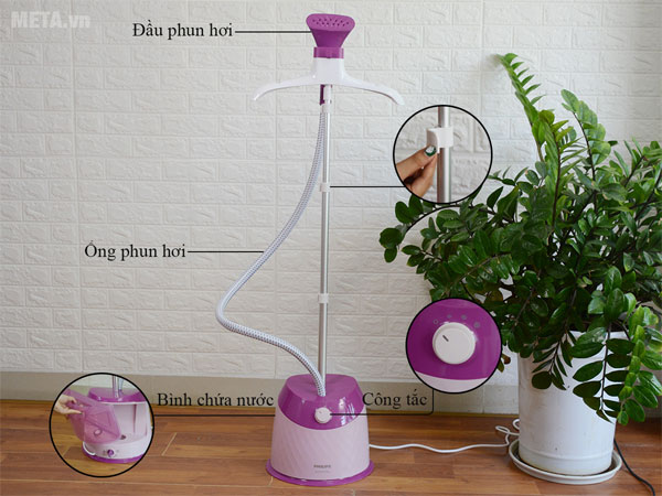 Bàn ủi cầm tay hơi nước Philips GC514 (3 tốc độ)