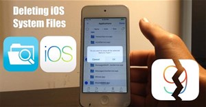 Nếu xóa file hệ thống của hệ điều hành iOS điều gì sẽ xảy ra?