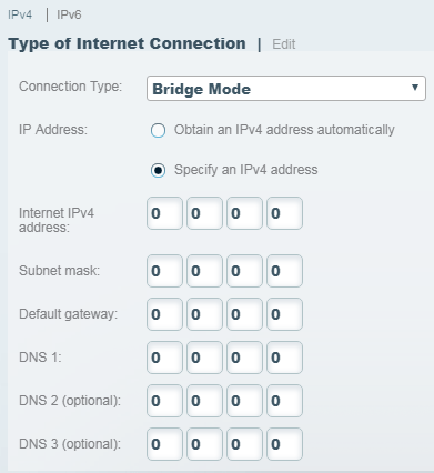 Thiết lập cấu hình IP Address cho router