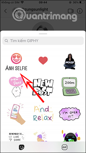 Cách chèn sticker ảnh selfie trên Story Instagram - Ảnh minh hoạ 8