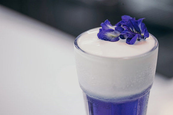 Macchiato hoa đậu biếc