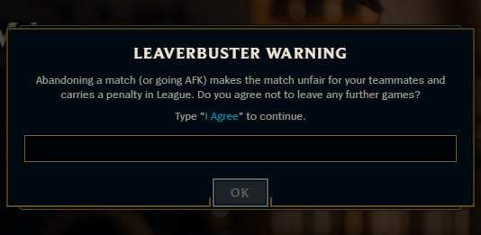 tính năng đầu hàng khi có AFk trong team LOL