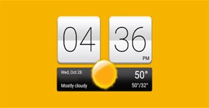 Cách cài widget thời tiết và đồng hồ HTC trên Android