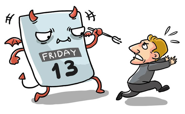 Nhiều người tin rằng thứ 6 xấu nhất trong tuần, ngày 13 xấu nhất trong tháng nên khi 2 ngày này kết hợp với nhau thì đúng là “thảm họa” với họ.