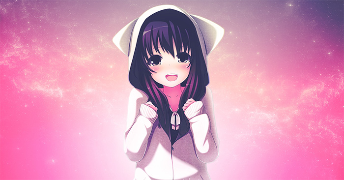 Hình nền Nền Một Cô Gái Anime Trong Tư Thế Xinh đẹp Với Những Bông Hoa Xinh  đẹp Nền Hình ảnh Anime Cô Gái Background Vector để tải xuống miễn phí 