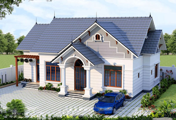 Biệt thự vườn 1 tầng 3 phòng ngủ