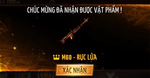 Cách nhận M60 Rực Lửa Free Fire với Bắn Trúng Đoạt Súng