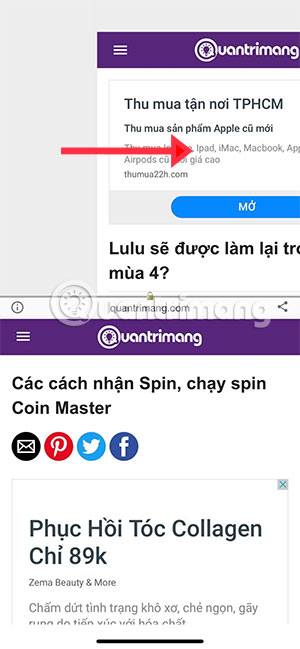 chia doi man hinh ios
