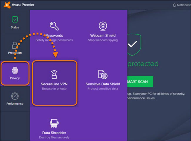 Avast SecureLine là một trong những VPN được đánh giá tốt nhất có sẵn trực tuyến
