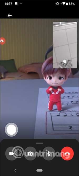 Thay background gọi video